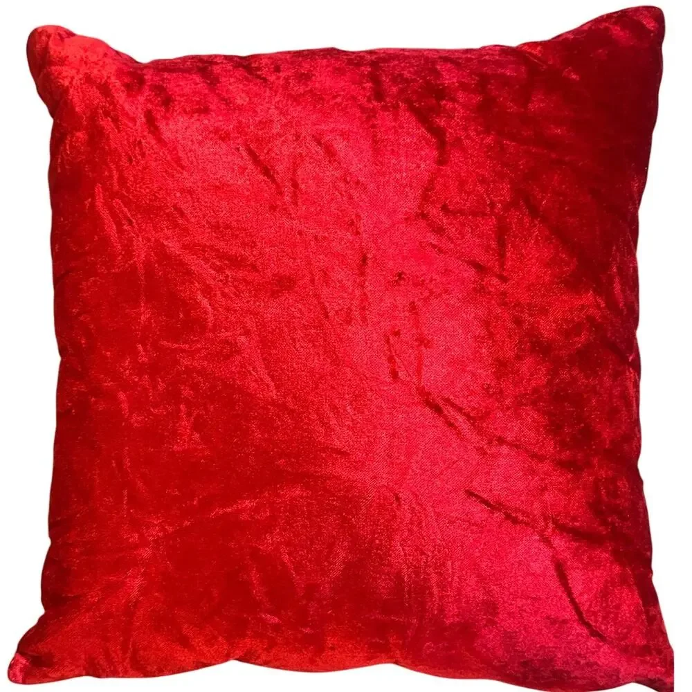 Pier 1 Red Velvet Rhinestone Snowflake 13
